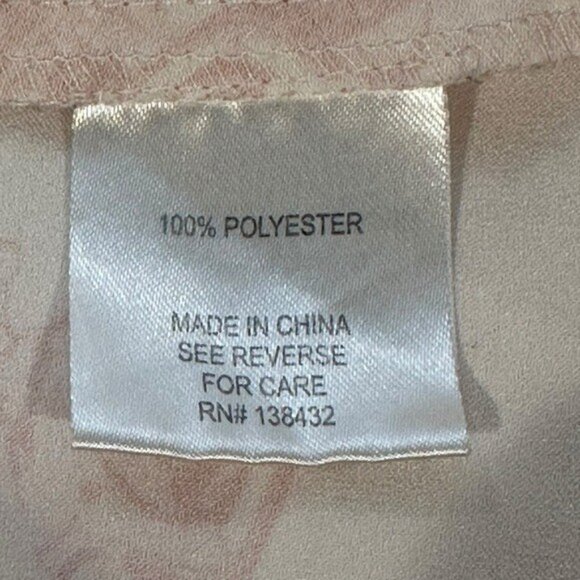 Modcloth Plus Size 4X Cream Boardroom Brunch Keyhole Top Flutter Sleeve Travel - Picture 5 of 7